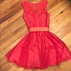 Coral Formal Dress
